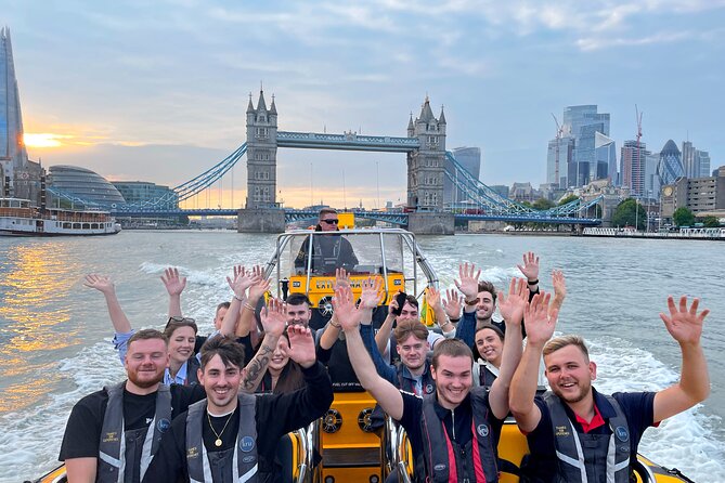 PRIVATE HIRE SPEEDBOAT 'TOWER RIB BLAST' - 20 minutes from Tower Millennium Pier - The Shard and the changing London skyline