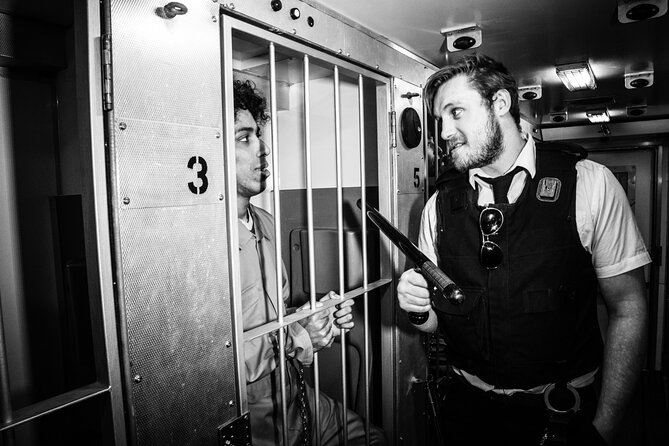 Private Prison Van Escape Game - London Immersive Experience - The first 30 minutes: sign-in and prison briefing