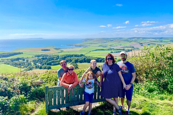 PURBECK HILLS & JURASSIC COAST - PRIVATE - 4x4 LAND ROVER SAFARI - Above Corfe Castle, with Purbeck spread below