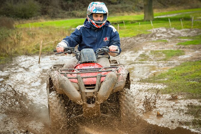 Quad Bike Trekking in Warwick - One hour across hills, grassland, and woodland