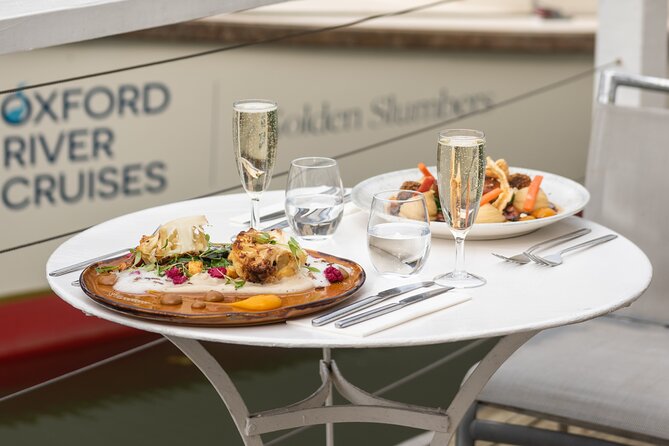 River Cruise with Three Course Riverside Restaurant Dining - Christ Church College and the meadows from the water