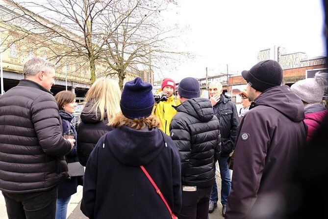 Rock and Goal Manchester Walking Tour - Newton Street reveals Manchester on screen and on stage