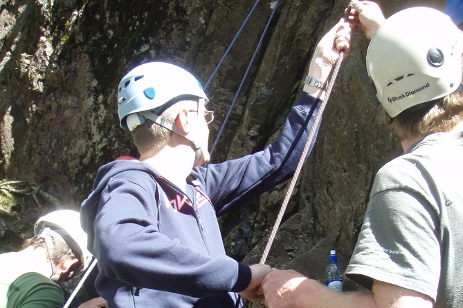 Rock Climbing in Keswick - A possible abseil and a useful confidence test