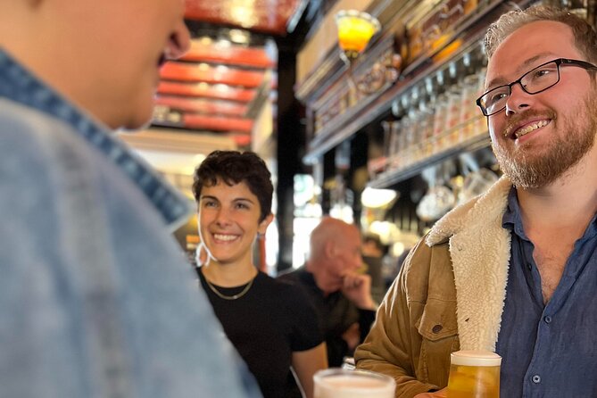 Royal Historic Pubs Walking Guided Tour in London - What happens inside the pubs