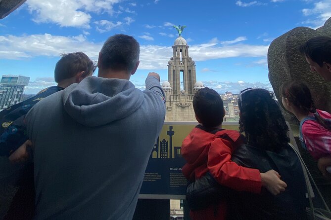 Royal Liver Building 360 - Tower Tour and Experience - The 10th-floor roof and the first wide view