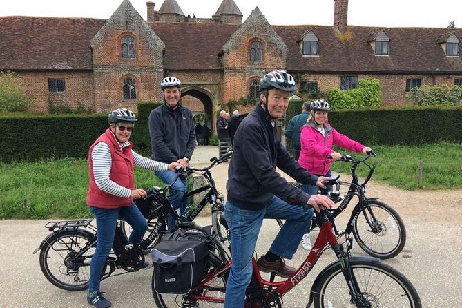 Self-guided electric bike tour of Kent - Choosing Sissinghurst Castle