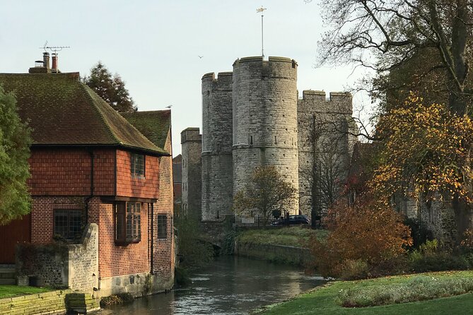 Small-Group City Running Tour in Canterbury - Crossing Westgate Gardens and the River Stour