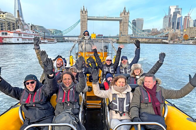 Speedboat Sightseeing: Embankment OR Westminster Pier -45 Minutes - The river sights and the darker stories