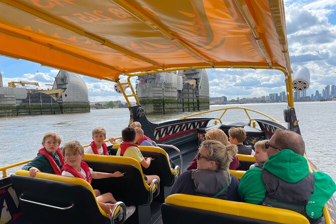 Speedboat 'THE THAMES BEAST' from Tower Millennium Pier - 40 mins - HMS Belfast and the changing riverfront