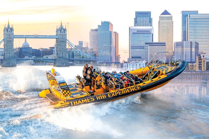 Speedboat 'Tower RIB Blast' from Tower Millennium Pier - 20 minutes - Tower of London and the old Thames shoreline