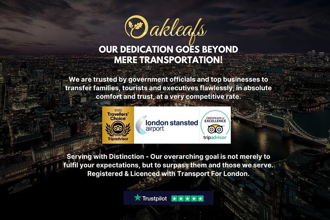 Stansted Airport - To & From Central London - Private Transfer - Returning from your hotel to Stansted