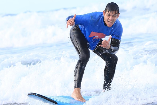 Surf Lesson - Feedback in the water, not just a beach demonstration