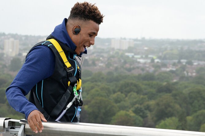 The Dare Skywalk Climb - The climb: stairs, incline, and a glass walkway
