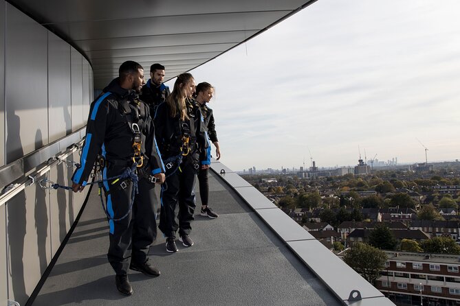 The Dare Skywalk Climb - The golden cockerel and London from above