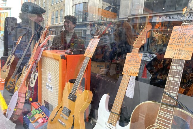 The Great British Rock and Roll Walking Tour - Soho, where the walk begins with 40 minutes of stories