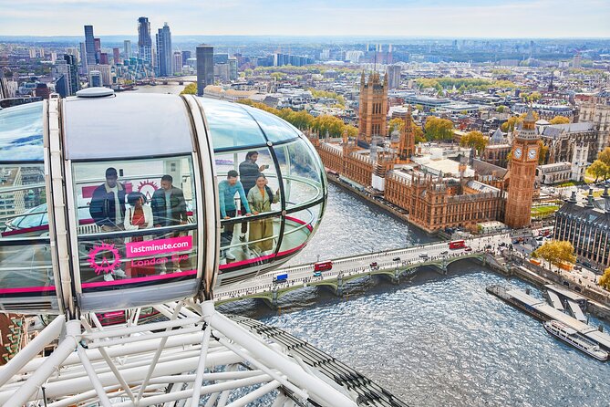 The London Eye Entry Ticket - Security, boarding, and the capsule