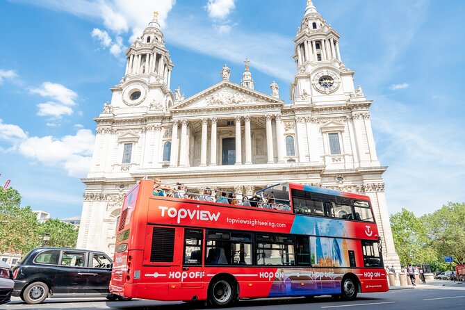 TopView® 48 Hr Hop on Hop off Bus Tour with River Cruise & Walks - A 48-hour introduction to London by road and river