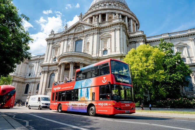 TopView® 48 Hr Hop on Hop off Bus Tour with River Cruise & Walks - Buckingham Palace and the Parks and Palace route