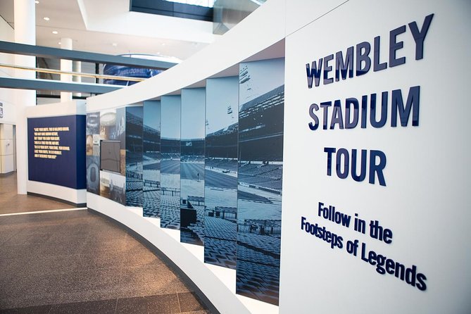 Tour of Wembley Stadium in London - Entering the stadium and finding its scale