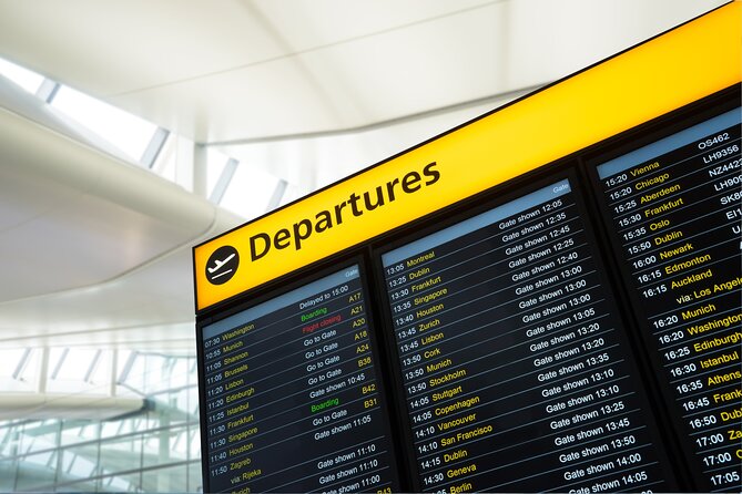 Transfer To or From London Heathrow Airport to Central London - Flight monitoring and the waiting-time rules