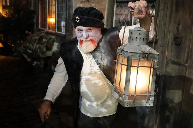 Tudor World Ghost Tour by Lantern light inside the building - Tudor facts with a macabre edge