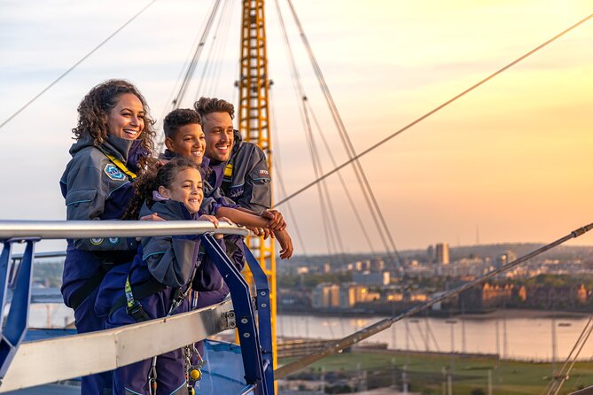 Up at The O2: Sunset Climb with Guided Tour with Panoramic Views - What is included, and what costs extra