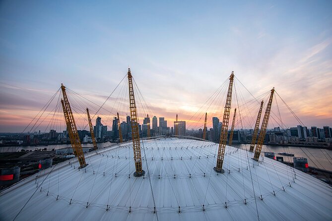 Up at The O2: Sunset Climb with Guided Tour with Panoramic Views - Sunset views over London
