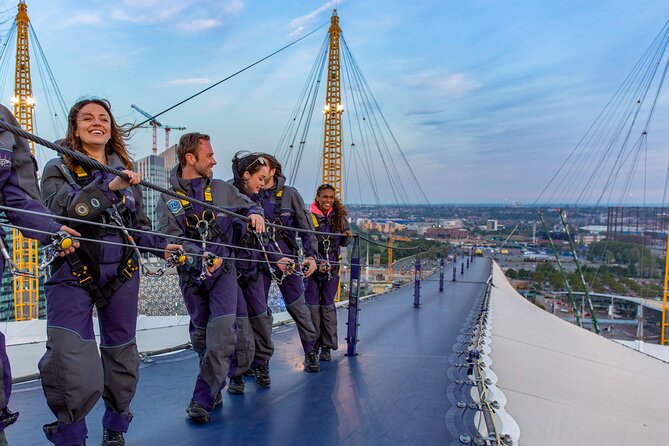 Up at The O2:Twilight Climb with Guided Tour with Panoramic Views - The guided walk across The O2 roof