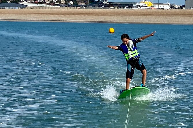 Wakeboarding, Water Skiing or Inflatable Rides - The instruction is aimed at first-timers